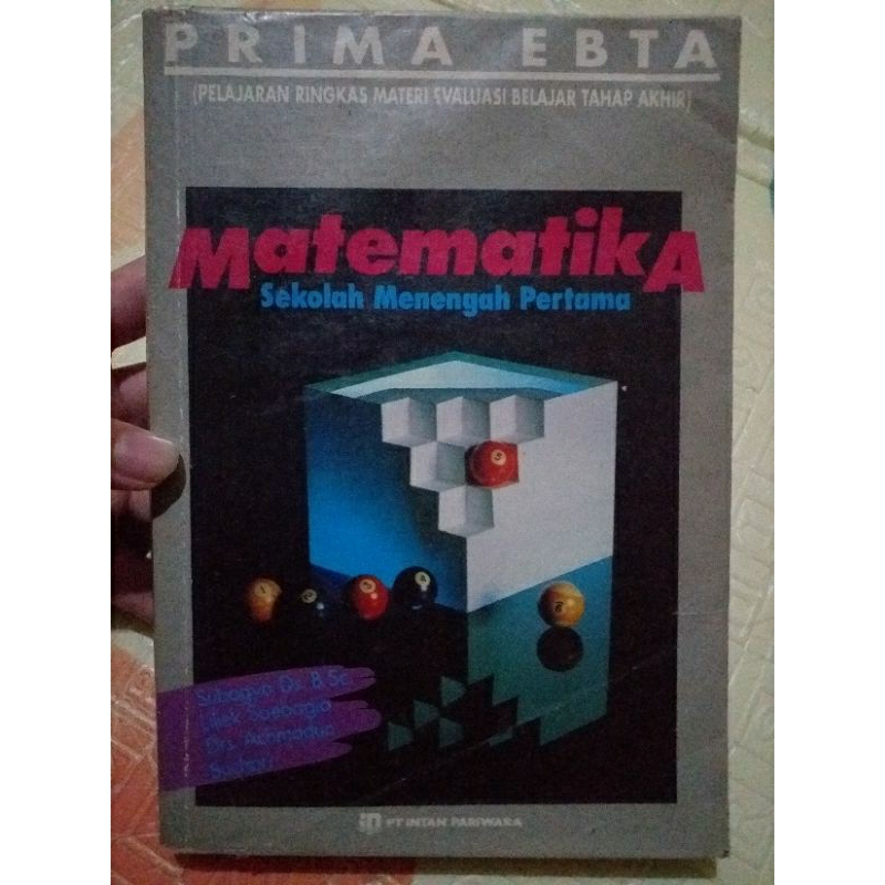 Buku Prima EBTA Matematika SMP oleh Subagyo Ds. B.Sc. dkk