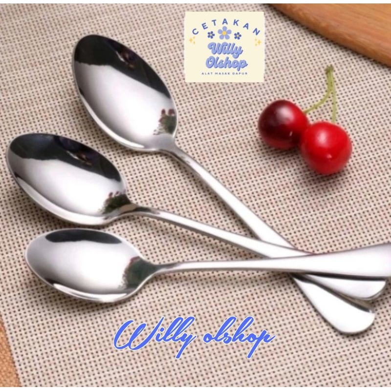 Sendok Makan Noble Stainless Tebal / Sendok Noble No 189 Isi 6Pcs