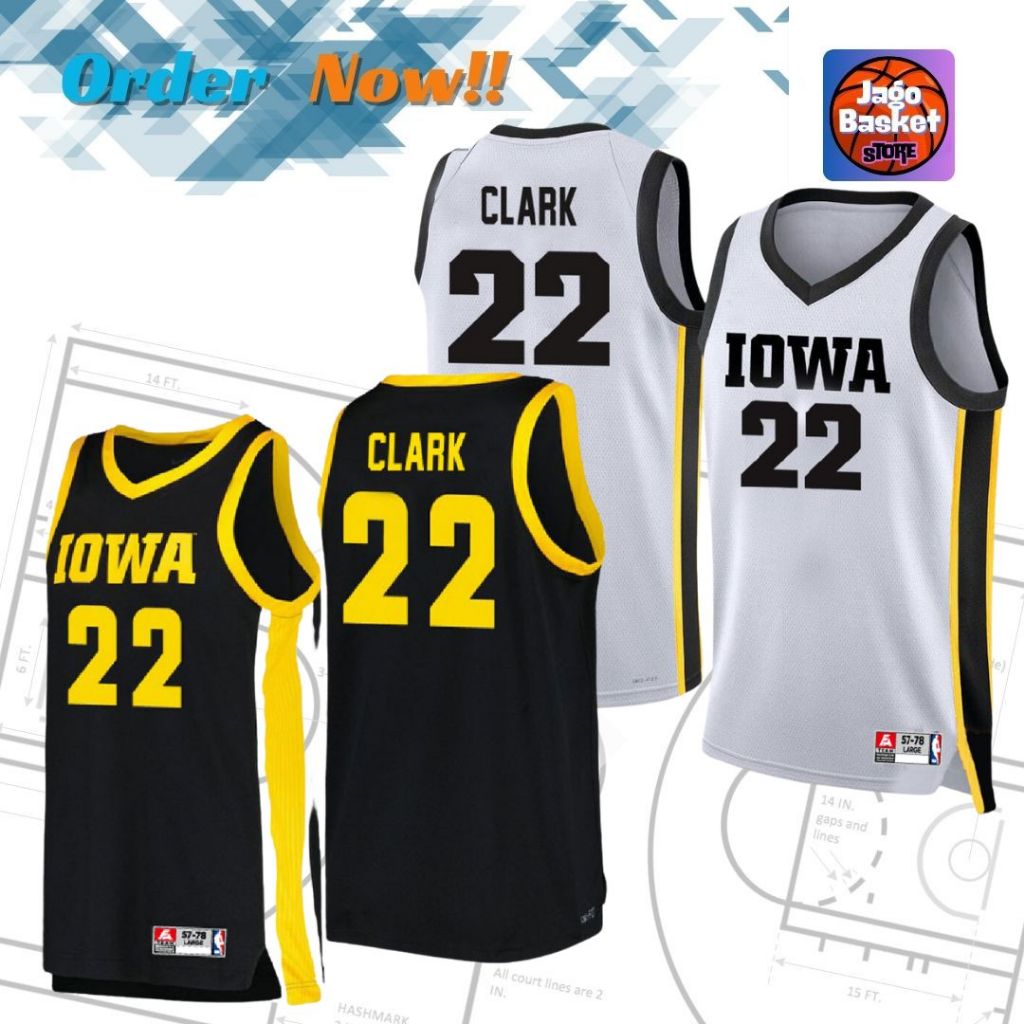 Jersey Basket NCAA - Caitlin Clark - IOWA University