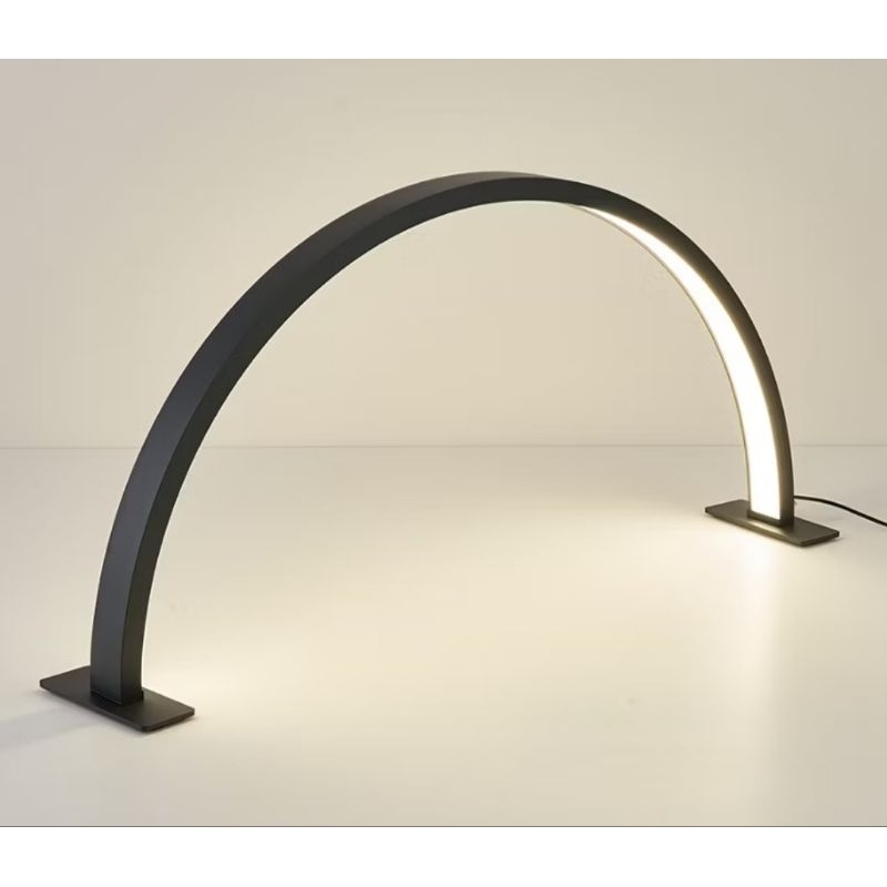 led nail art lampu meja half moon