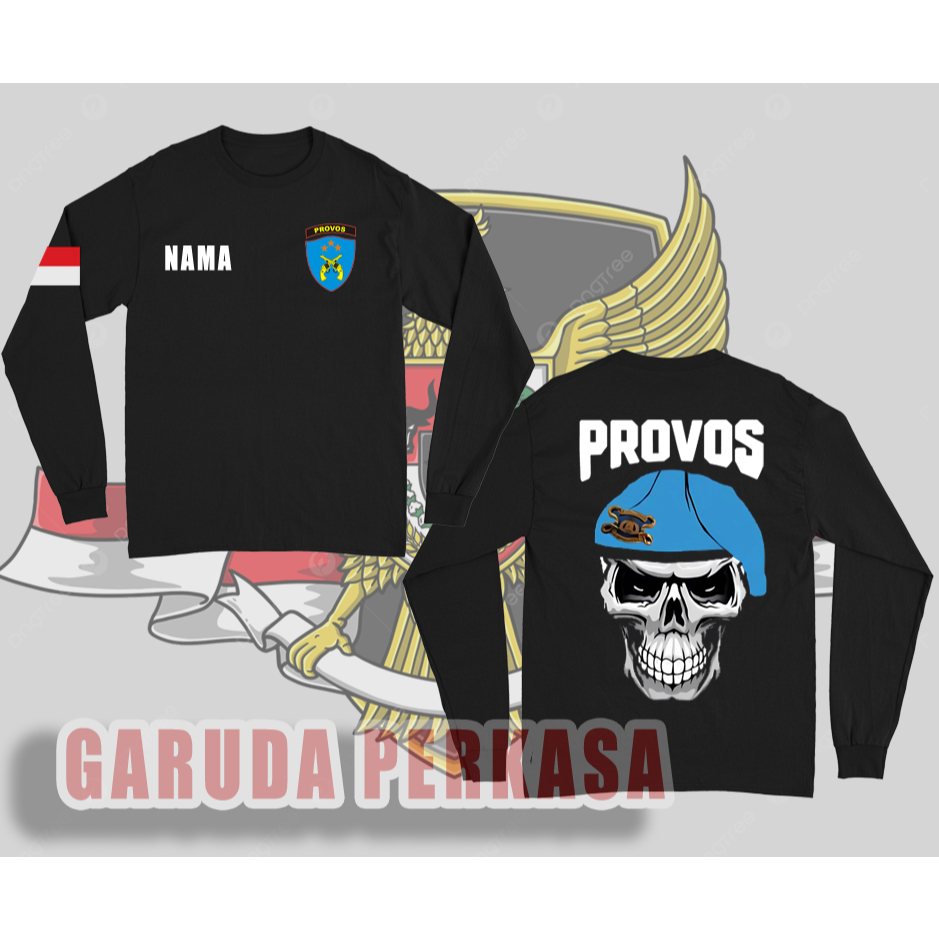 GARUDA PERKASA - KAOS PRIA LENGAN PANJANG PROVOS POLRI BAJU INSTANSI
