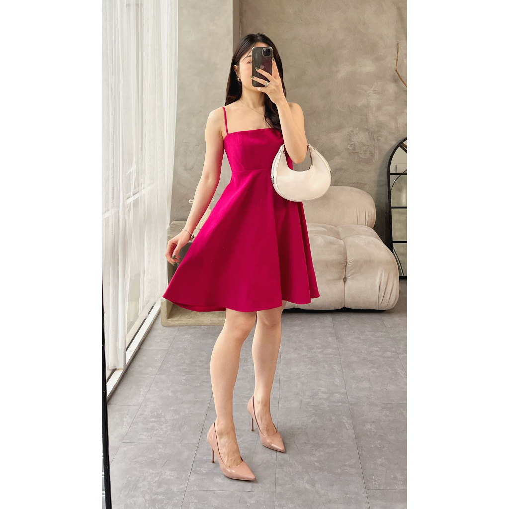 SAL Official - Ratio Dress in Fuchsia