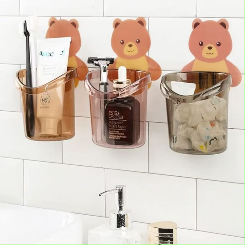 TEMPAT SIKAT GIGI ANAK KARAKTER BERUANG TOOTHBRUSH HOLDER TEMPAT SIKAT GIGI ODOL MOTIF BERUANG TEMPA