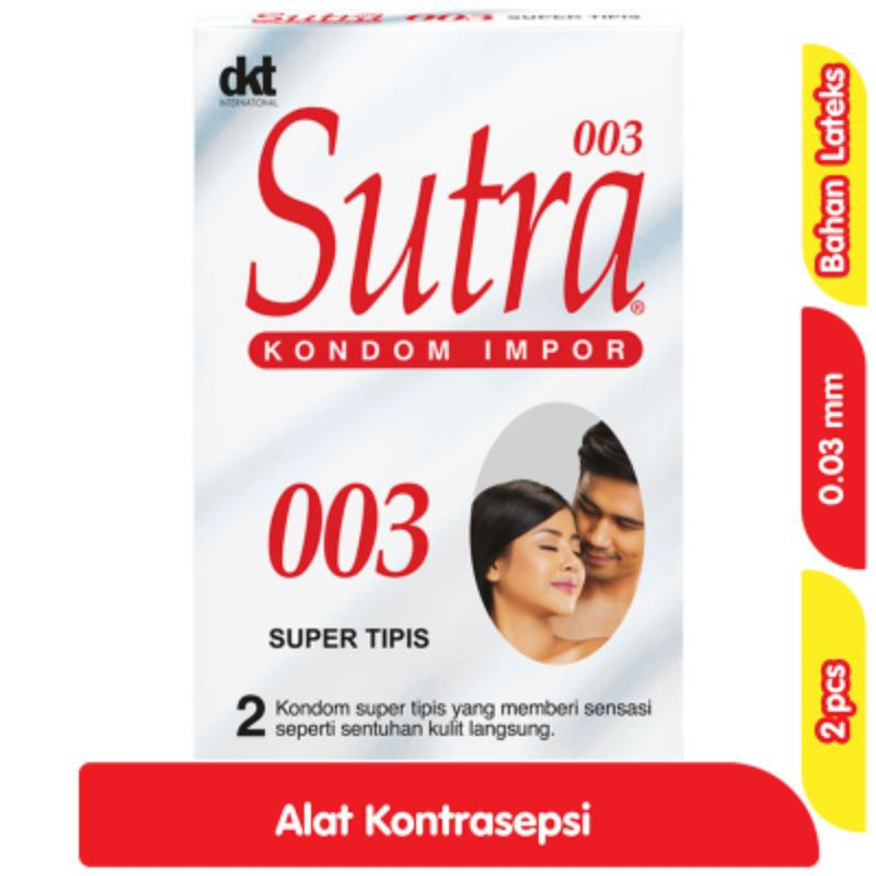 Sutra 003 Kondom Impor Super Tipis 2 pcs