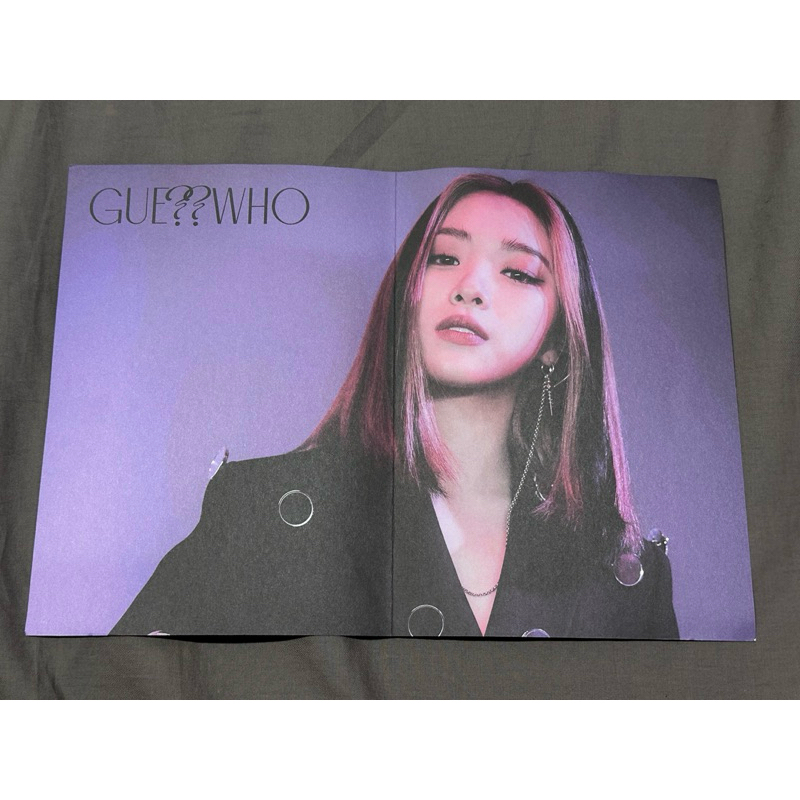 Official ITZY Ryujin Poster Guess Who Album