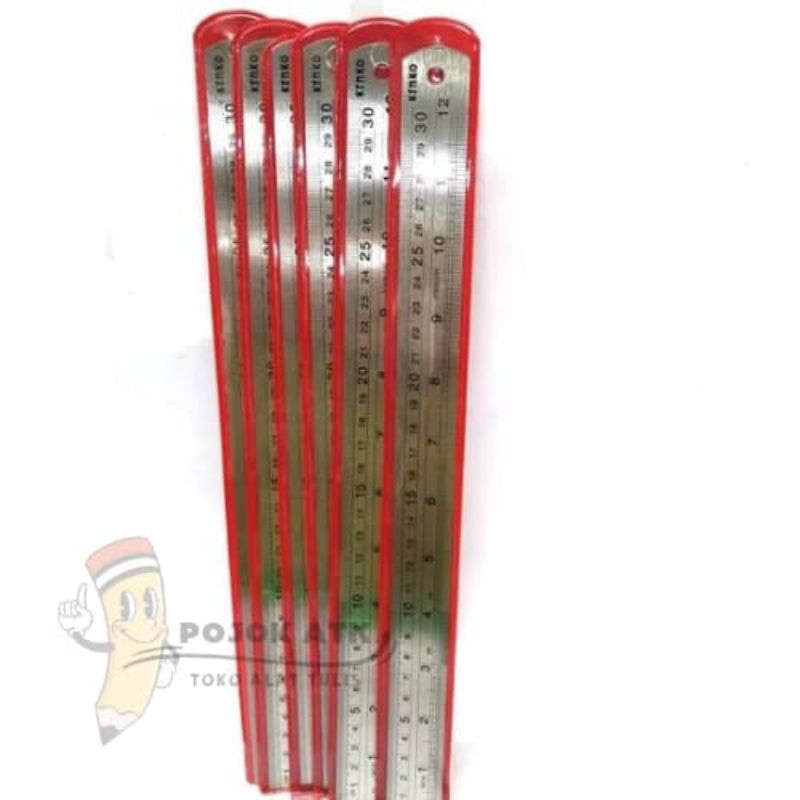 

Penggaris Besi Merk Kenko Ukuran 30cm