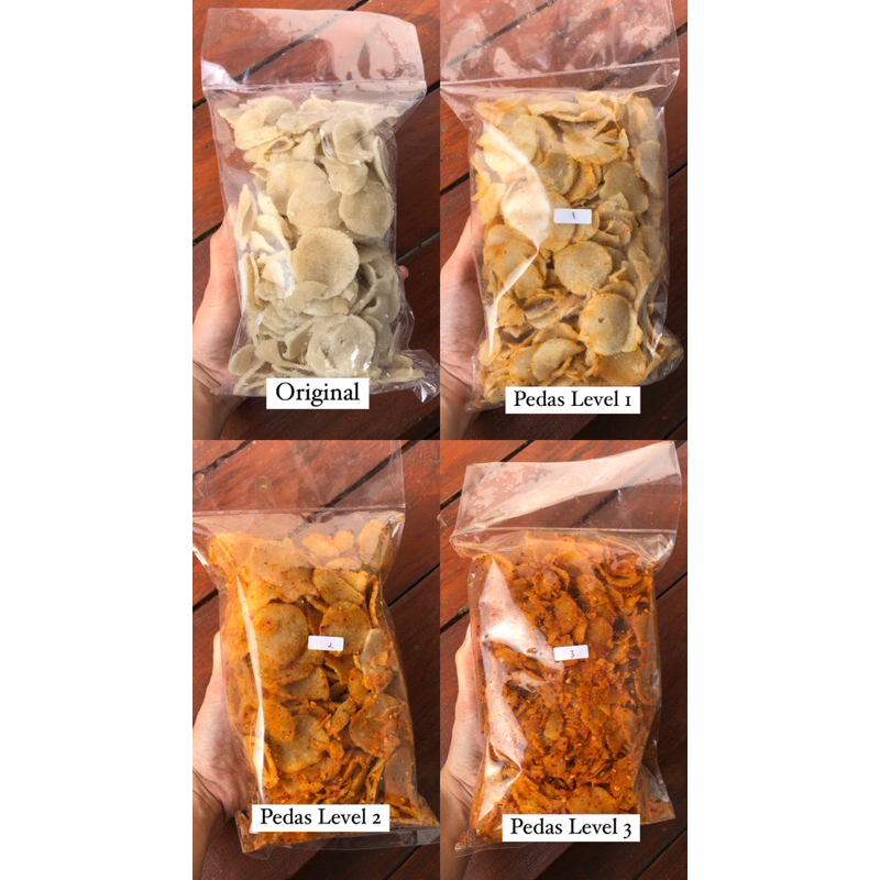 

Cimol Kering Gurih 250 gr | Molring | Moring | by Sukanyemil.bdg
