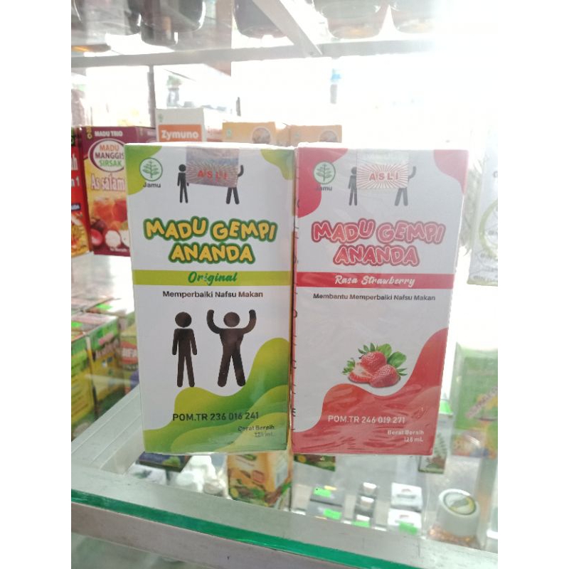 

MADU GEMUK BADAN ANANDA 125 ML -- PENAMBAH NAFSU MAKAN ANAK
