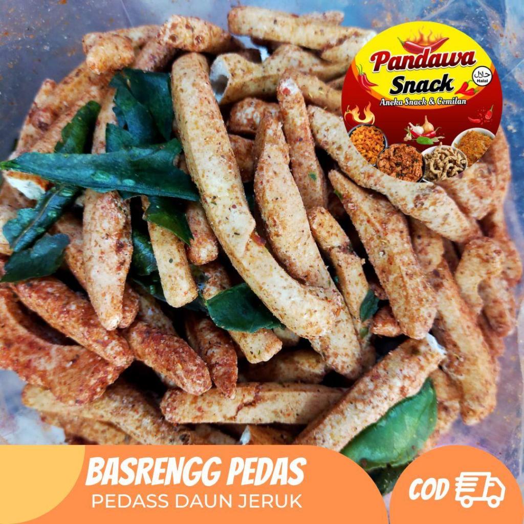 

Keripik Basreng Stik Pedas Daun Jeruk - Camilan Snack Goreng