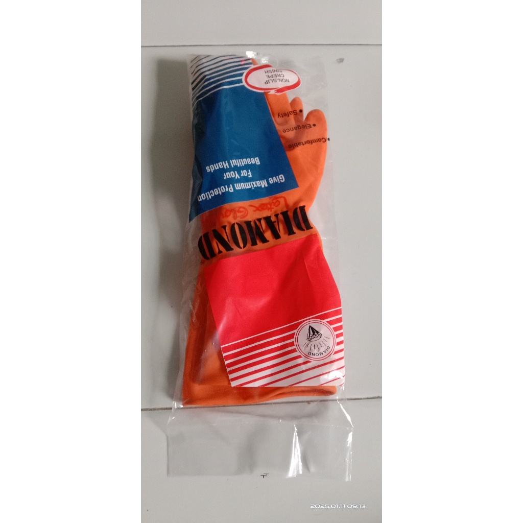 Sarung tangan karet diamond 1pcs