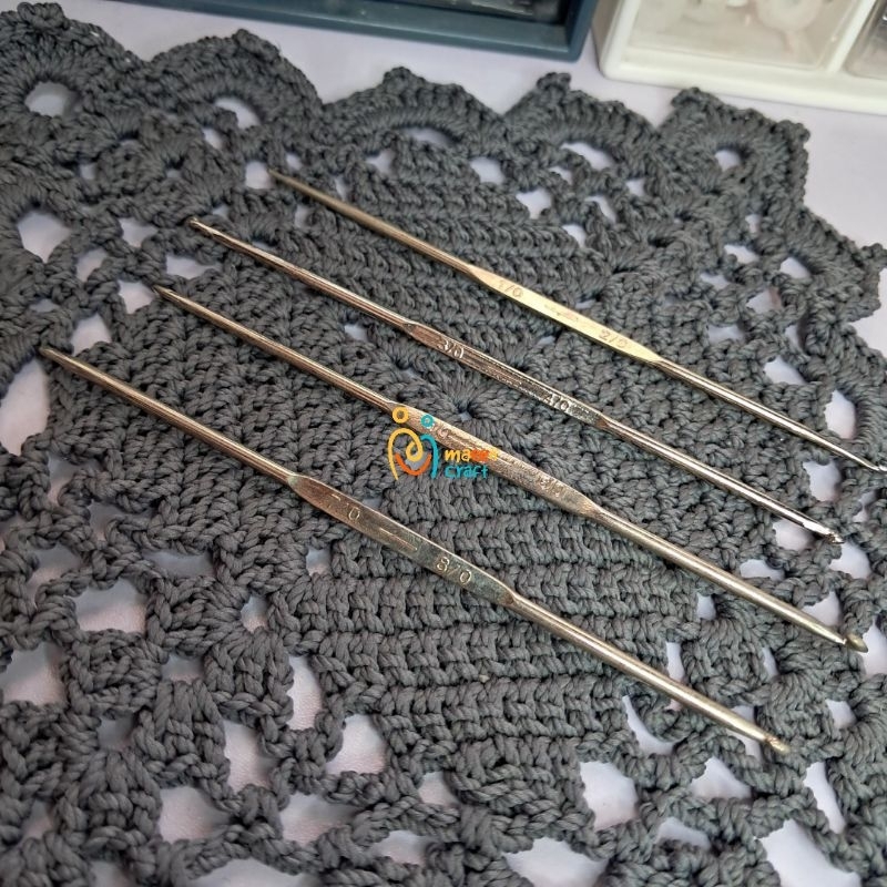 Maeen Craft Hakpen Rose Silver 3/4 Jarum Rajut Termurah
