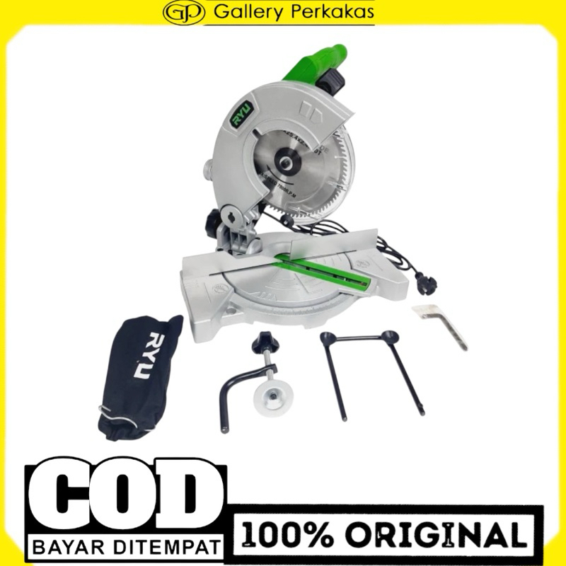 Ryu mitter saw 7 inch miter saw mesin gergaji potong kayu besi alumunium