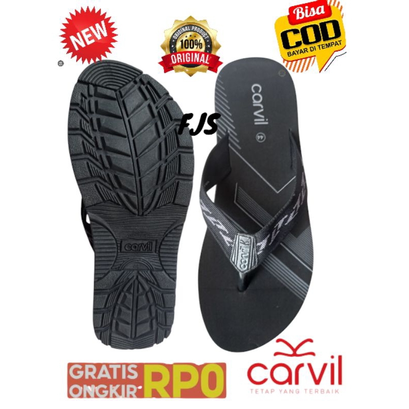 Carvil Sandal Jepit Pria/Sandal jepit Carvil pria original 100%