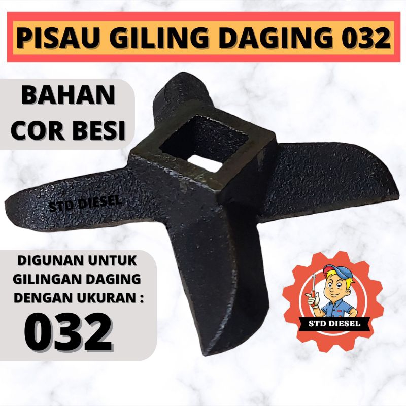 PISAU COR 032 GILINGAN DAGING BLADE PESO PISO GILING BAKSO DAGING BUMBU BESI  032 PISAU GILING DAGIN