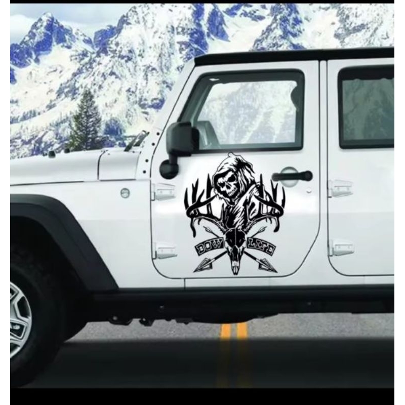 CUTTING STICKER TERBARU MOBIL JEEP, RUBICON, JIMNY, FEROZA, KATANA, DLL