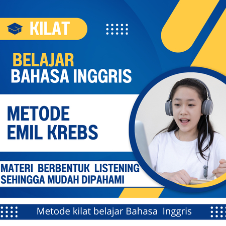 (SA0042) Belajar Mudah Dan Cepat Bahasa Inggris Dengan Krebs Method (Metode Emil Krebs)