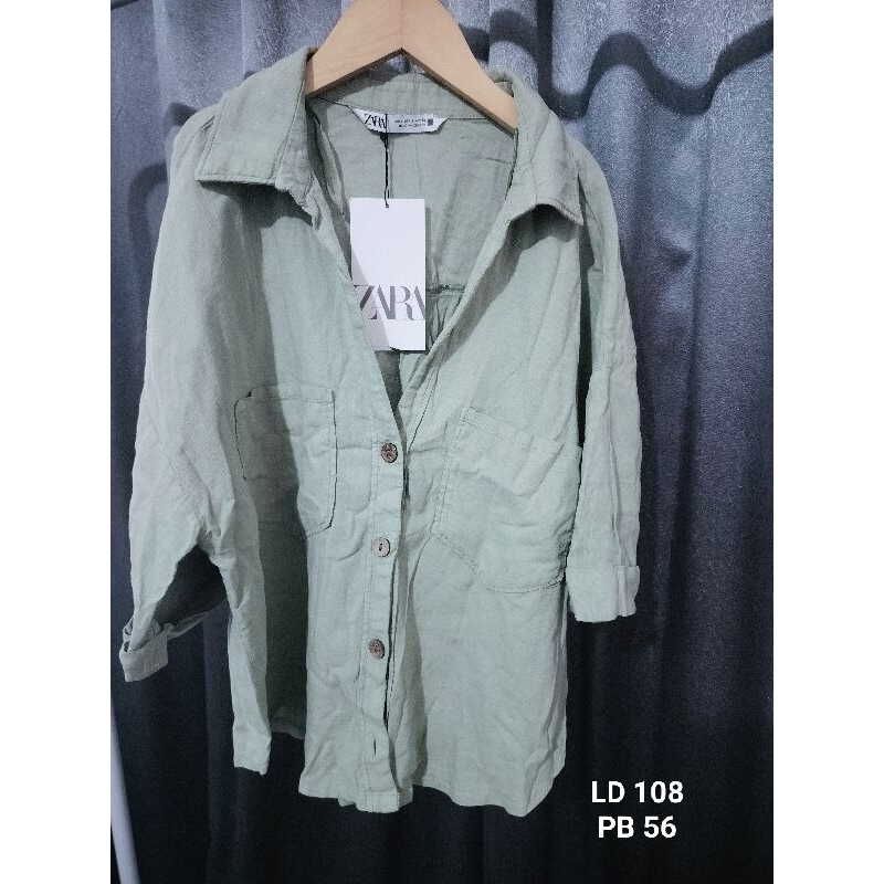 kemeja Zara rayon premium