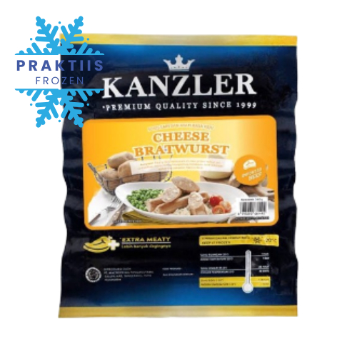 

KANZLER CHEESE BRATWURST 360GR SOSIS SAPI DAN AYAM RASA KEJU