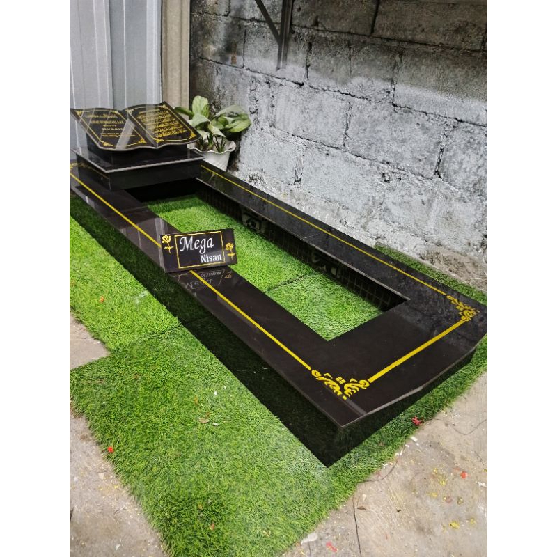 TERMURAHBODI NISAN KIJING MAKAM GRANIT160x60/BADAN NISAN MAKAM 1TRAF+PACKING KAYU