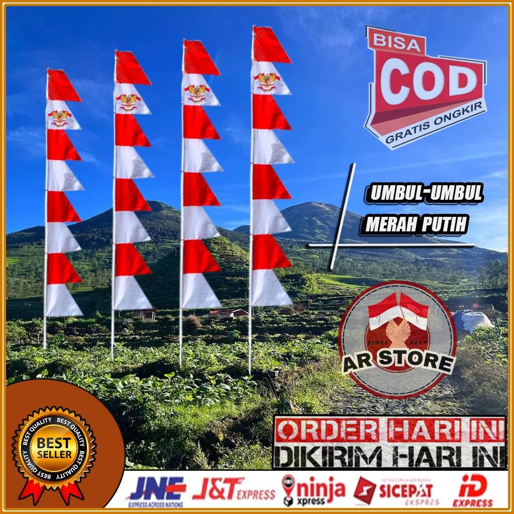 UMBUL UMBUL MERAH PUTIH 2,7 METER