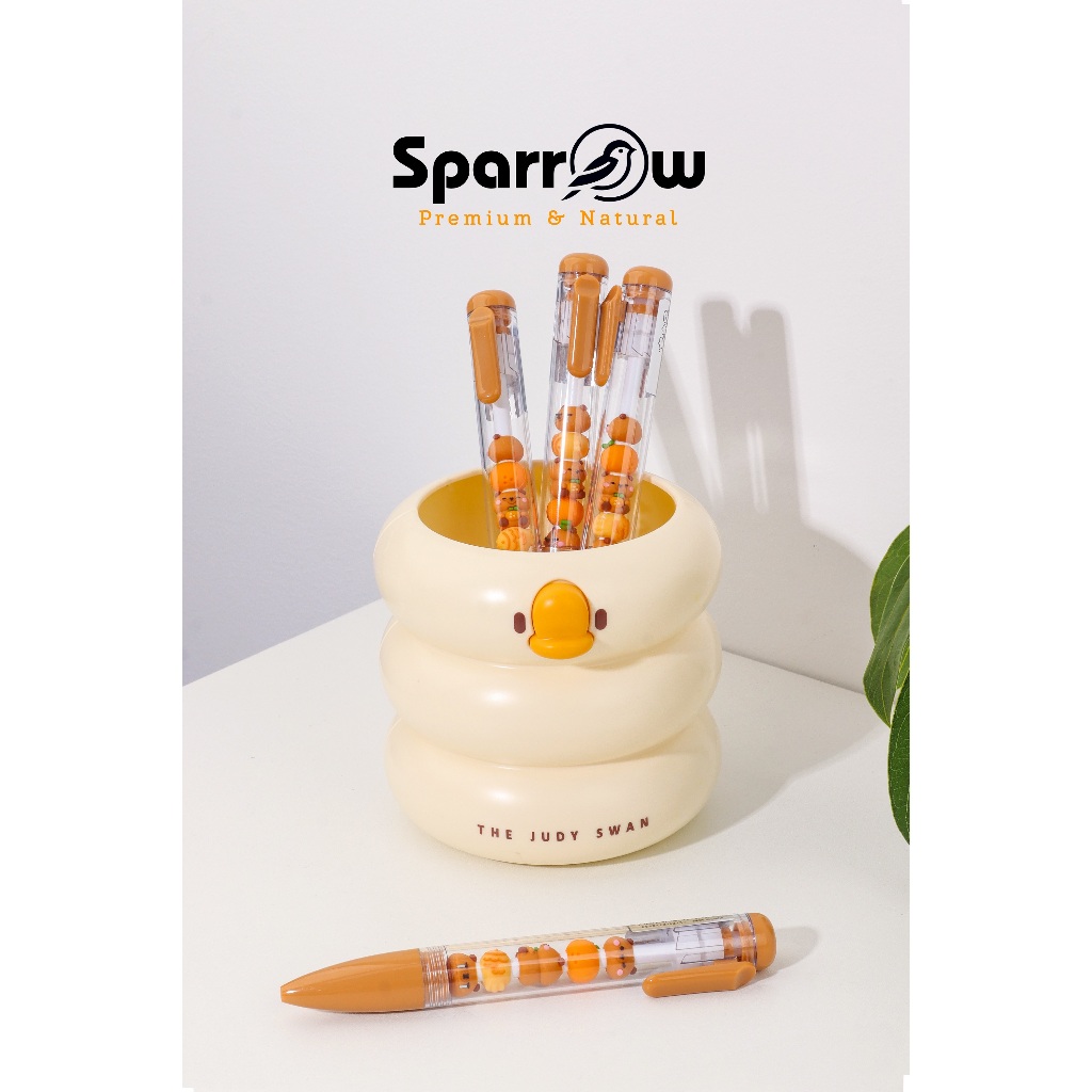 

SPARROW Pen Silikon / Silicone Pen / Pen Karakter Lucu Cantik CAPYBARA (8213)