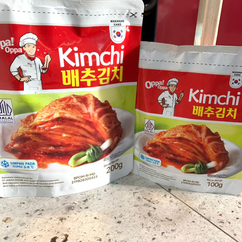 

Kimchi Korea segar 200gr&100gr halal organik pedas asam pelengkap makanan sushi fresh termurah