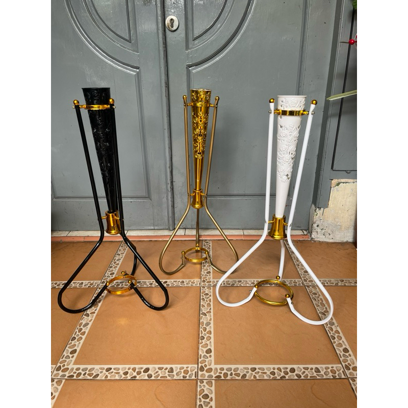 pot corong pot standing besi pot kerucut