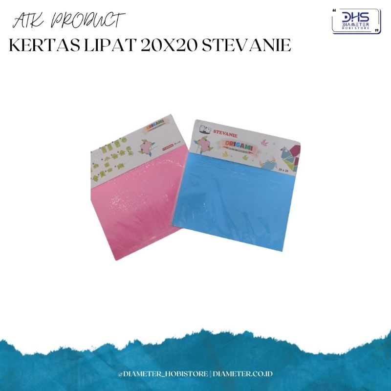 

Kertas Lipat 20x20 Stevanie Rainbow