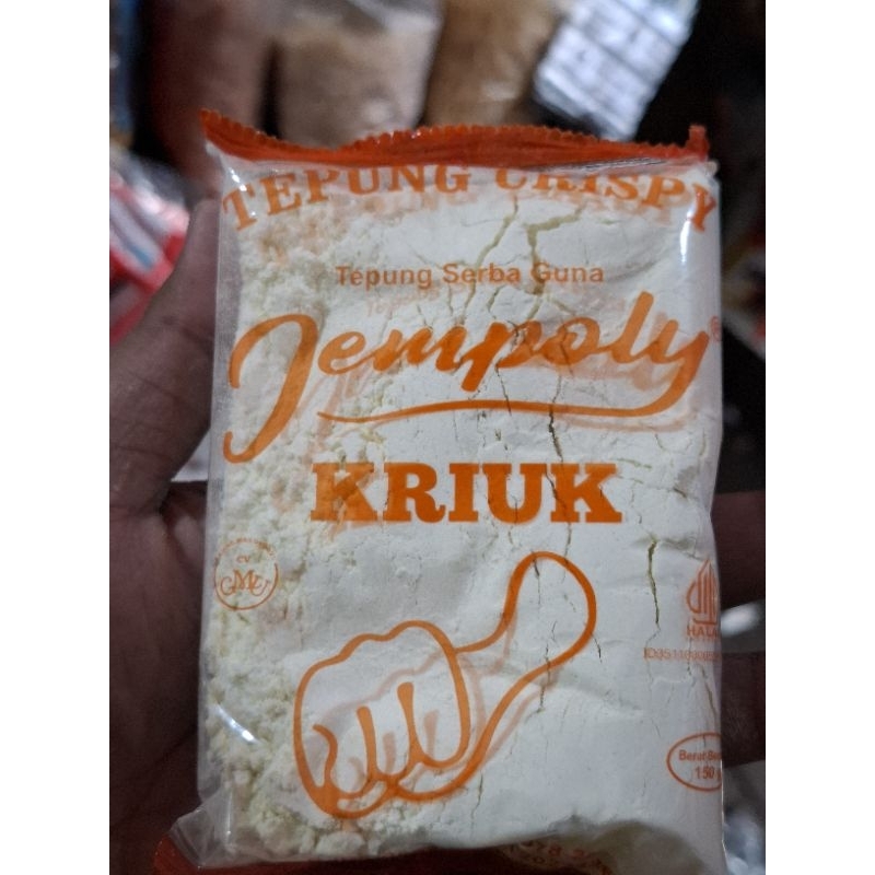 

Tepung Serba Guna Jempoly Kriuk 150 gram