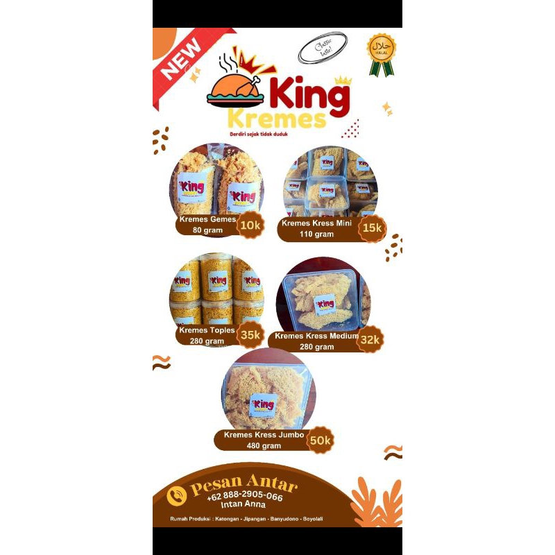 

Kremes Kaldu Ayam (Standing Pouch 80gram)