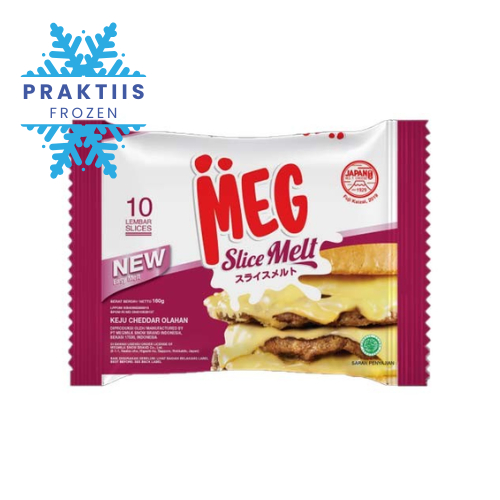 

MEG CHEDDAR SLICE MELT 160GR ISI 10PCS / KEJU SLICE MELT