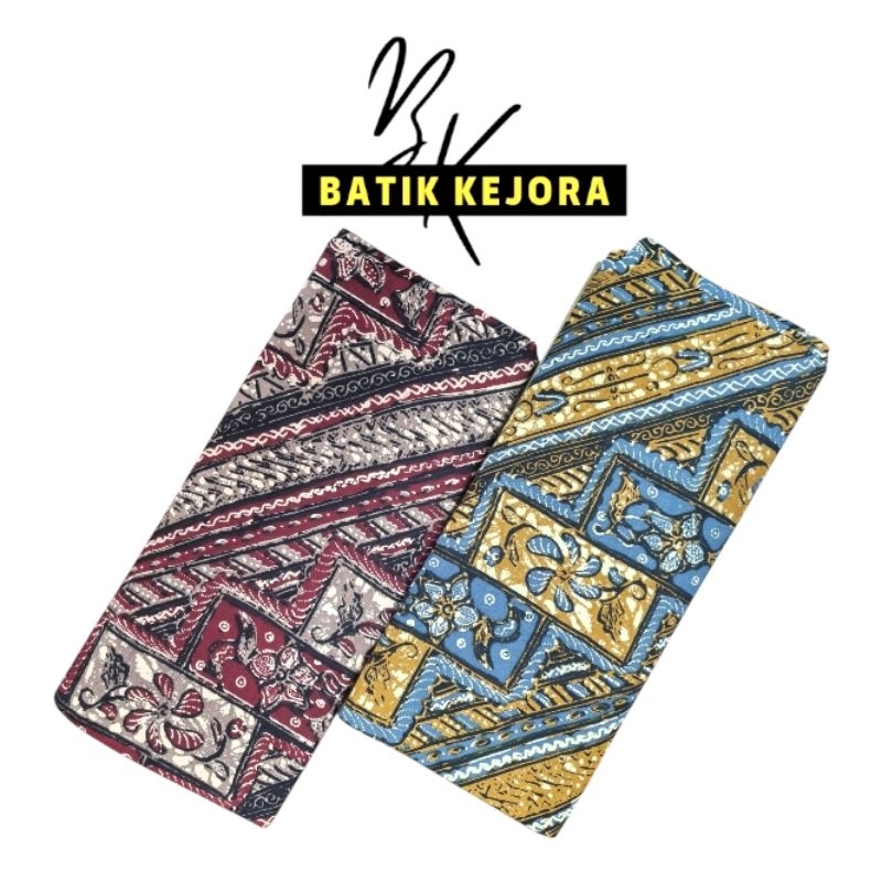 batik kejora kain batik premium solo elegan bahan katun motif liris warna indigo cocok buat kemeja/d