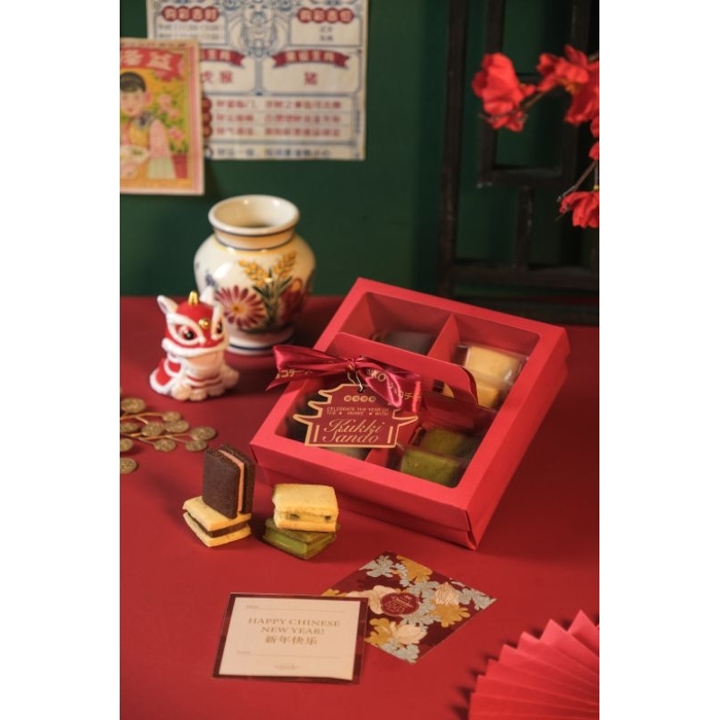 

Cookies Sandwich Kukki Sando Hampers CHEEOKO Coklat Matcha Keju