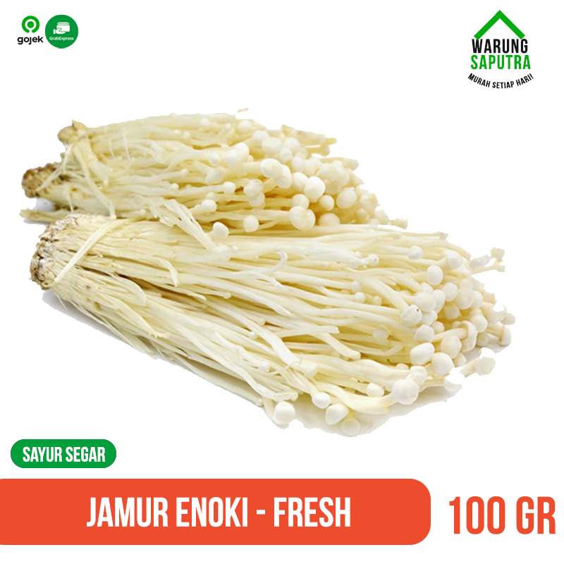

Jamur Enoki Import Mushroom Segar 100 g