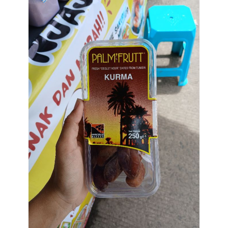 kurma palm fruit 250gr mika seperapat kilo kg