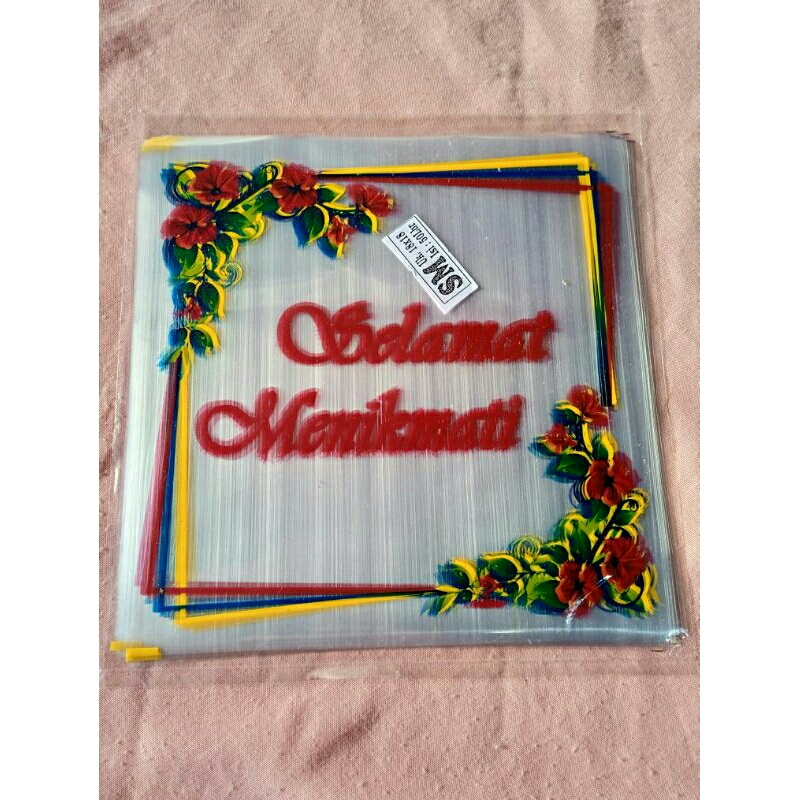 Plastik Selamat Menikmati 18 X 18 Isi 50 Lembar