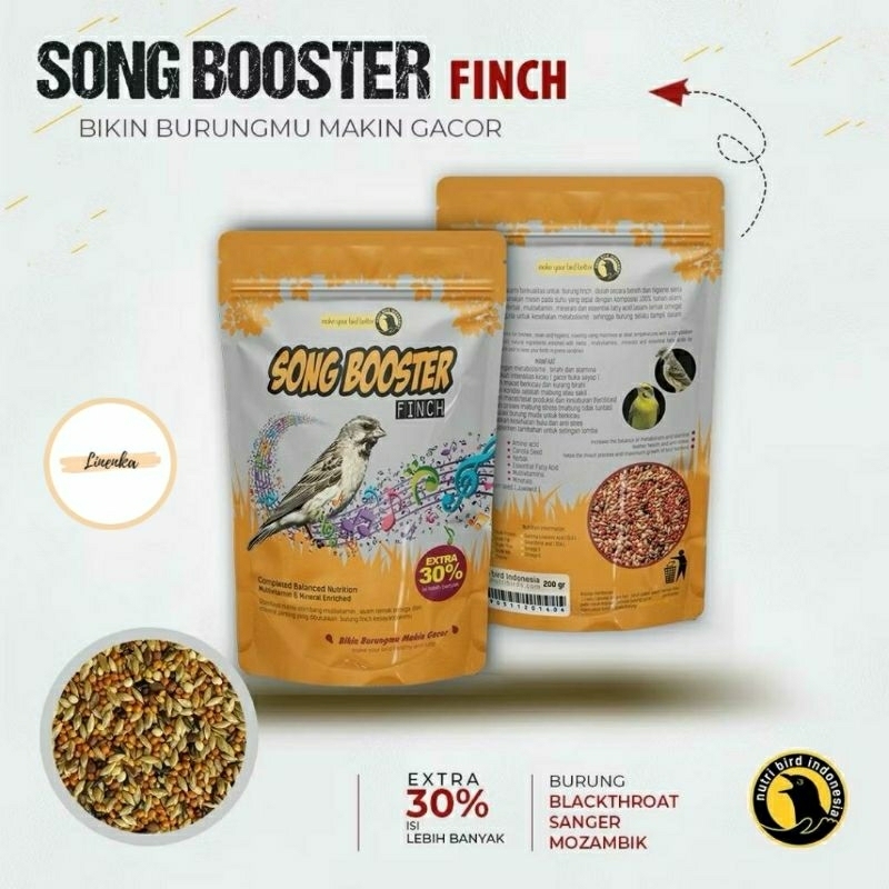 PAKAN BURUNG FINCH BLACKTHROAT SANGER SONG BOOSTER FINCH PENGGACOR BURUNG BERKUALITAS