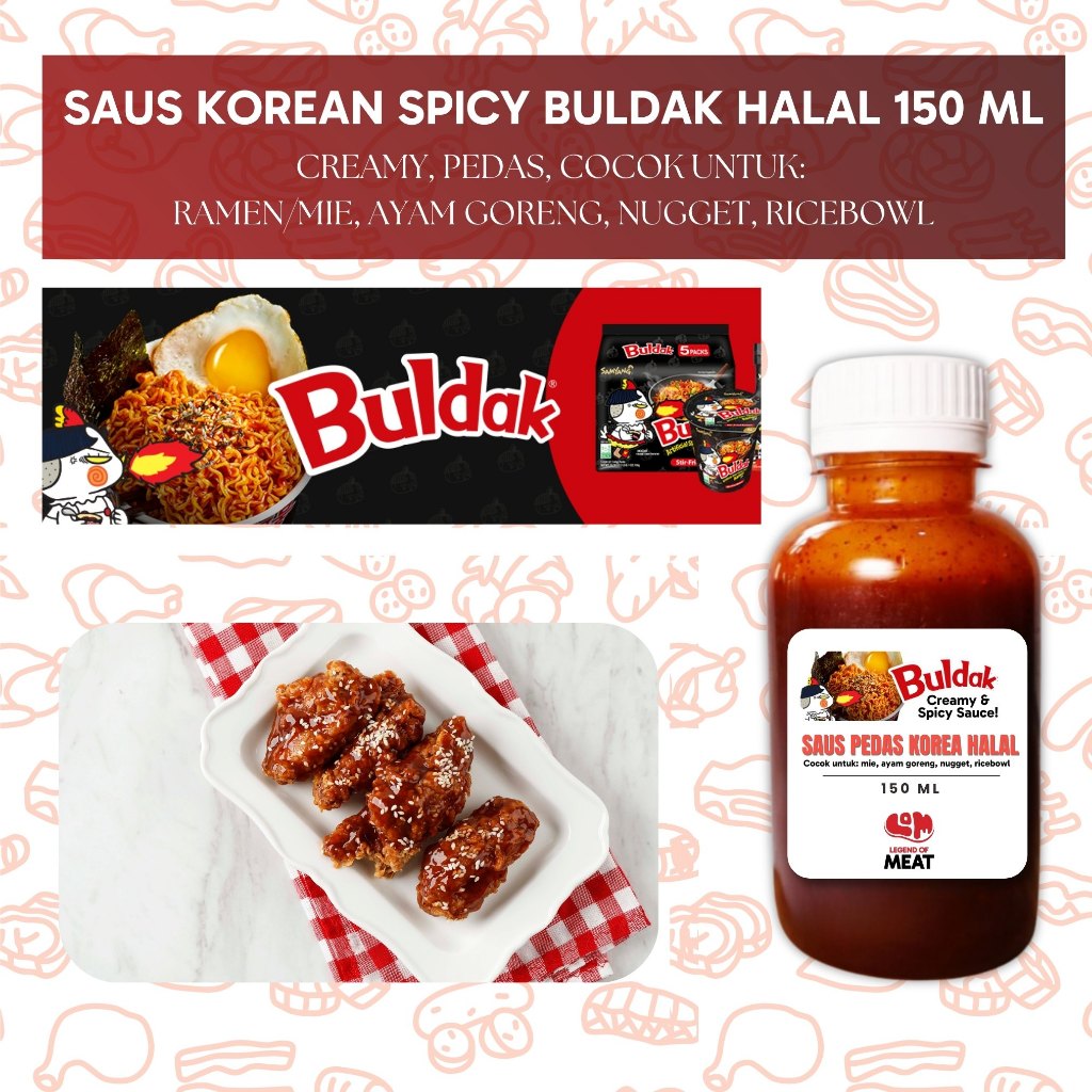 

Saus Korea Pedas - Korean Creamy Spicy Buldak Samyang Sauce Halal 150 ML