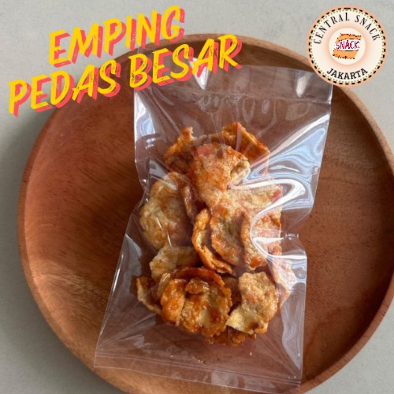 

[Ready Stock] Emping Pedas Besar premium 80 gr snack cemilan jajanan murah