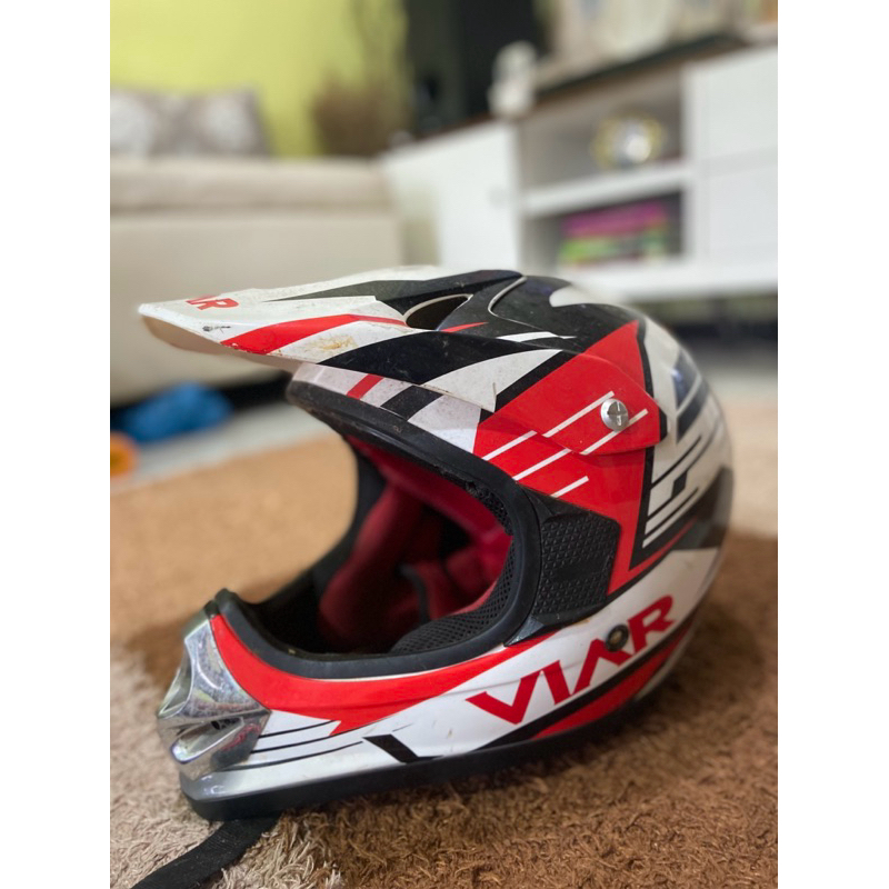 Preloved Helm Trail KYT CROSS VIAR