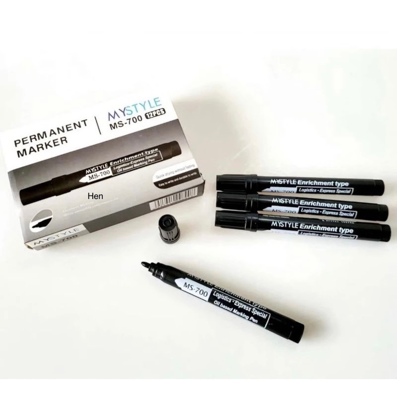 

Spidol Marker / Spidol Permanent / Spidol Tidak Bisa Di hapus / Spidol Permanent MyStyle MS-700 (12 PCS) | Spidol Permanent Marker MyStyle isi 12 pcs / Spidol Snowman Marker / Spidol Snowman Permanent