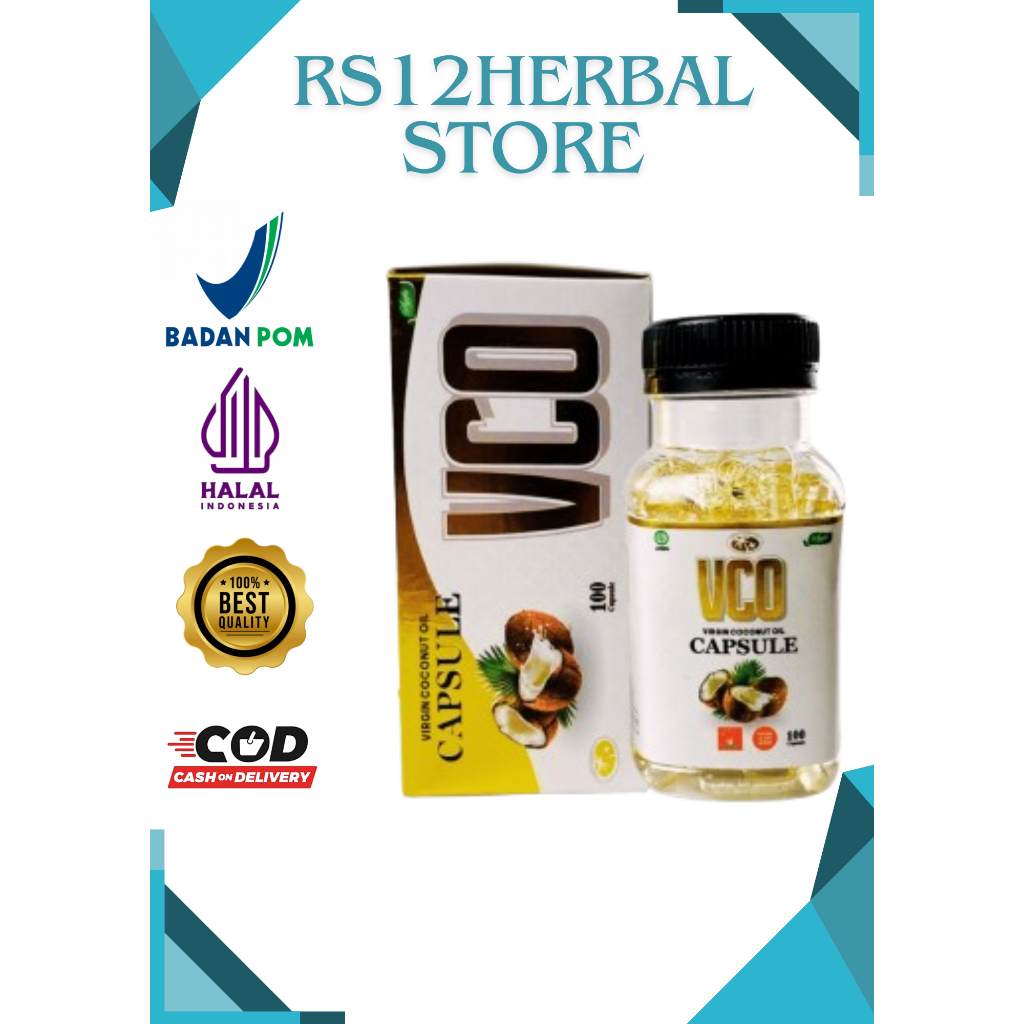 

Virgin Coconut Oil Kapsul / VCO CAPSULE 100kpsl Syifa Herbal