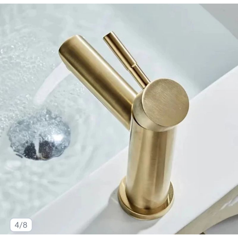 Kran wastafel panas dingin Gold