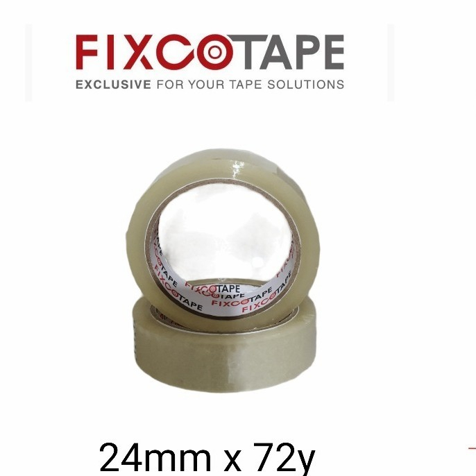 

ISOLASI / SOLATIP FIXCO TAPE I/2 INCH DAN 1 INCH