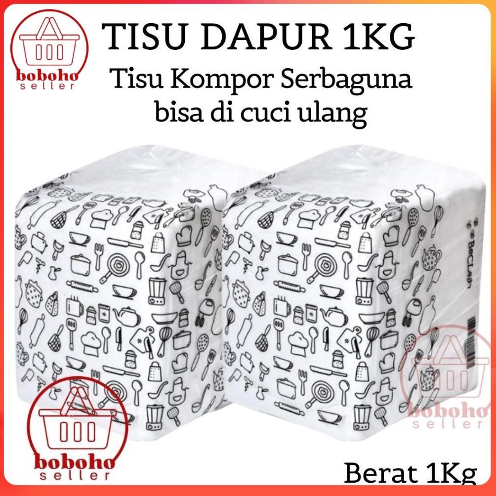 Murah nampol Tisue Dapur Serbaguna Tissue Penyerap Minyak Tisu Kompor 1kg