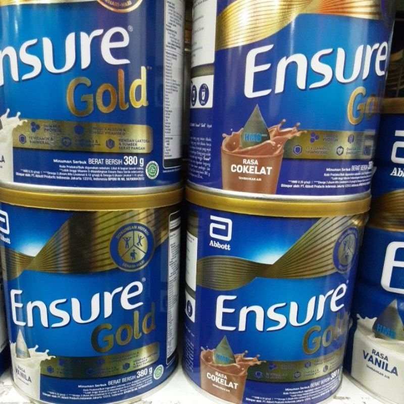 

ensure gold vanila dan coklat 380gr