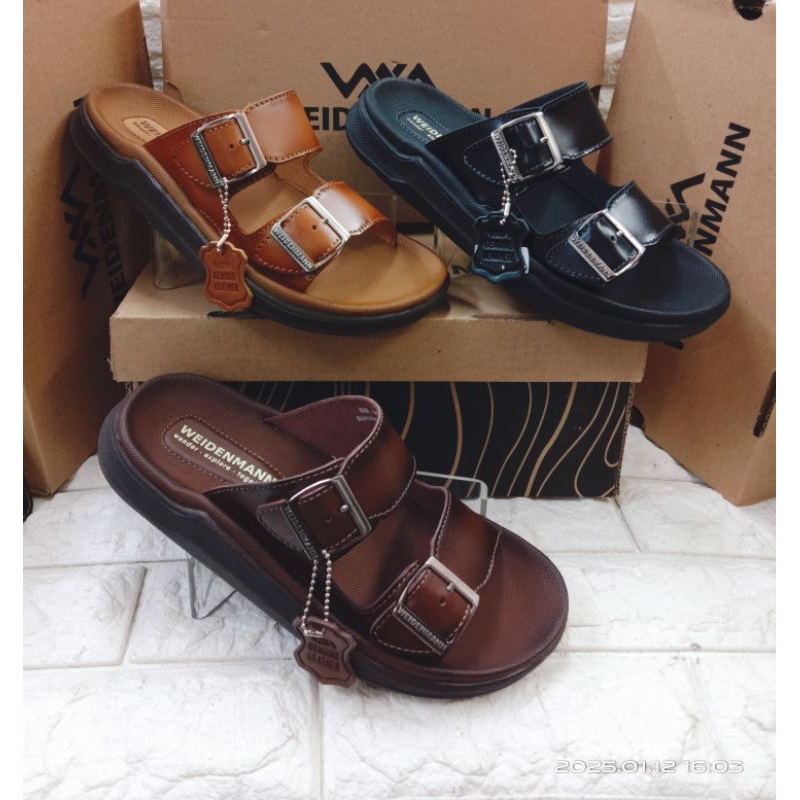 Sandal selop kulit WEIDENMANN BM 902 terbaru original