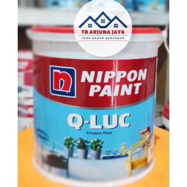 Promo Sekarang Cat Tembok Nippon Paint QLUC 45 KG  QLUC Kemasan Galon 5KG  Q LUC Cat Murah Kualitas 