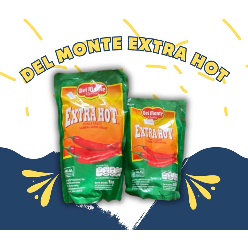 

DELMONTE EXTRA HOT 1000 gr & 500 gr