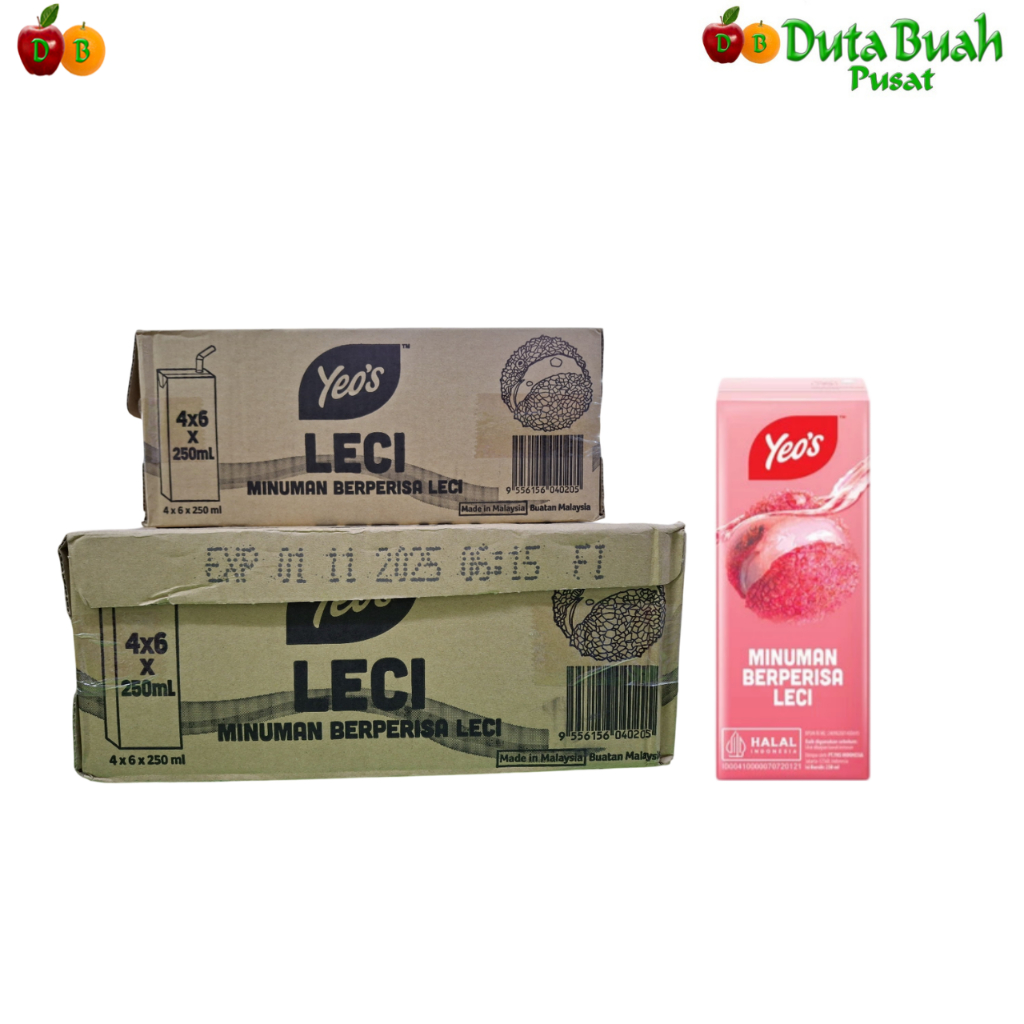 

DUTA BUAH Yeos Lychee 250ML Karton